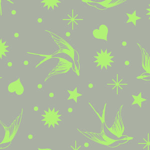 True Colors Fairy Flakes Neon KARMA  PWTP.157 by Tula Pink.Priced per 25cm