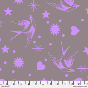 True Colors Fairy Flakes Neon MYSTIC PWTP.157 by Tula Pink.Priced per 25cm