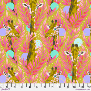 Everglow - Neck For Days MOON BEAM PWTP.203.Priced per 25cm TULA PINK