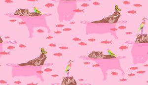 Everglow - My Hippos Don't Lie NOVA PWTP.204.Priced per 25cm TULA PINK