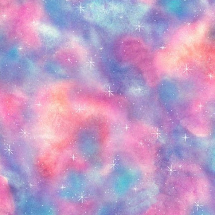 Robert Kaufman Morningmoon Fairies ABKD-17649-19 TWINKLE IN ORCHID.Priced per 25cm.