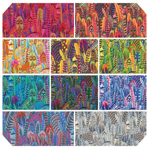 +#KFC FEATHERS - Fat Quarter Bundle FB1FQPJ- 10 Fat Quarters