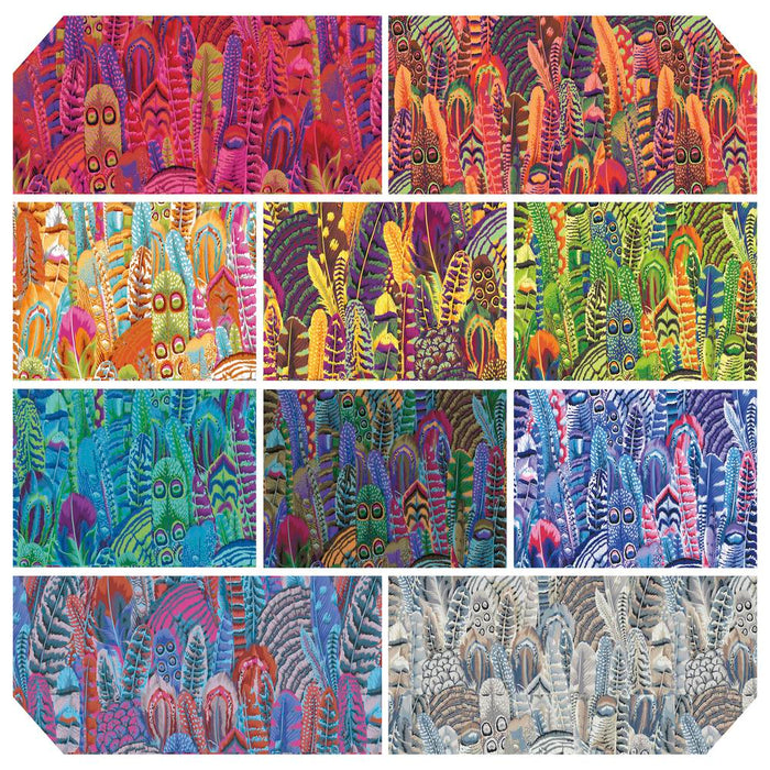 +#KFC FEATHERS - Fat Quarter Bundle FB1FQPJ- 10 Fat Quarters
