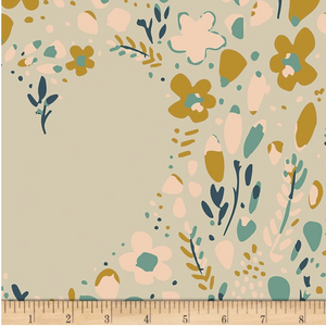 Art Gallery - Garden Dreamer  Love Garden Calm BORDER PRINT- 89909.Priced per 25cm