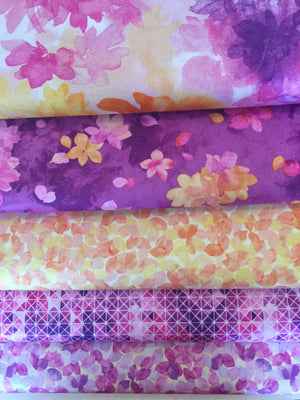 SOIREE By Studio 8 WATERCOLOR FLORAL 26271X MULTI.Priced per 25cm.