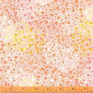**Splatter Dots PEACH  53193-1  WIDEBACK 108" / 270 cms Priced Per 50 Cm.