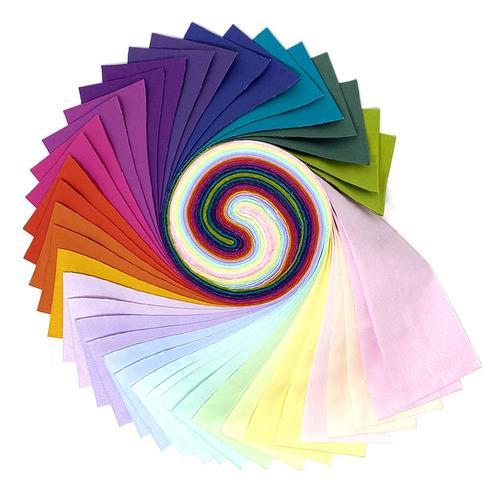 *!Mythical by Tula Pink Design Roll (Jelly Roll) DESIGNER SOLIDS