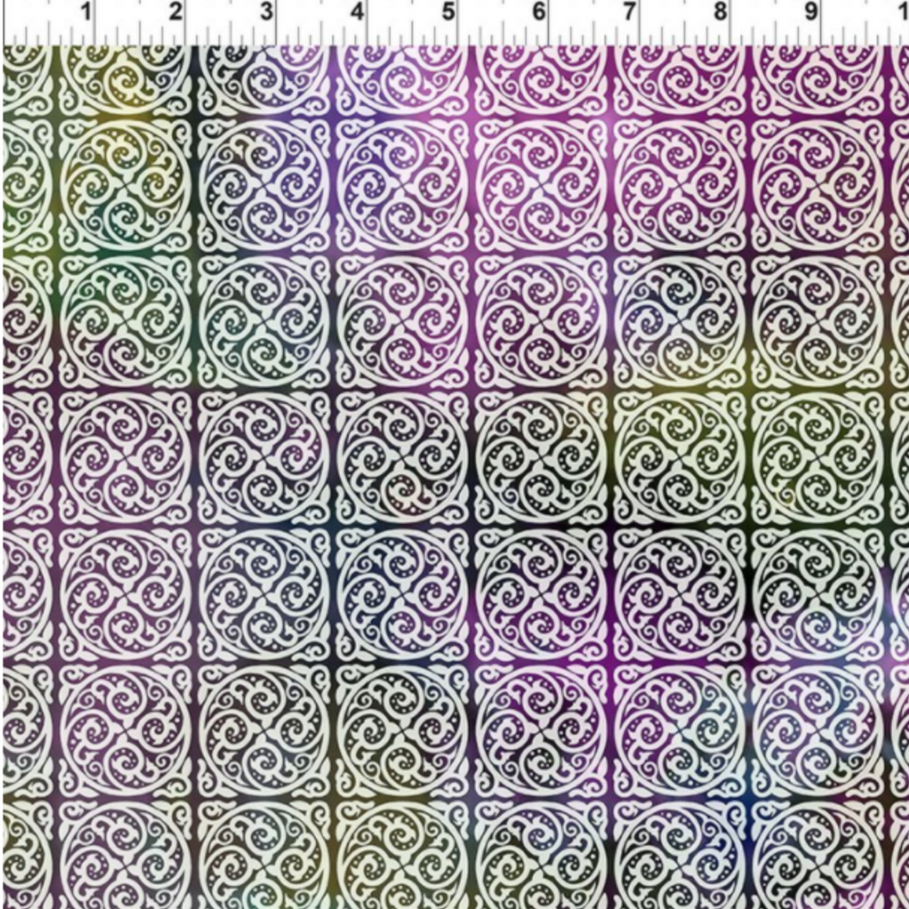 Unicorns by Jason Yenter 9UN 1, MULTICOLOUR EMBLEM.Priced per 25cm