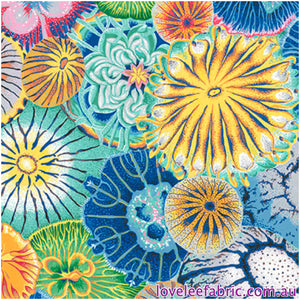 TREASURE ISLAND Jelly Fish MULTI PWSL111 by Philip Jacobs.Priced per 25cm