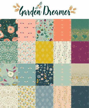 Art Gallery - Garden Dreamer Climbing Posies Blush.Priced per 25cm