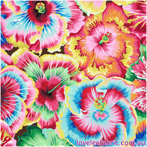 TREASURE ISLAND Hibiscus MULTI PWSL115 by Philip Jacobs.Priced per 25cm