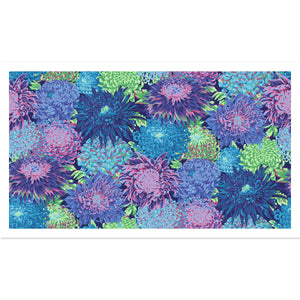 KFC Japanese Chrysanthemum Blue PWPJ041.Priced per 25cm