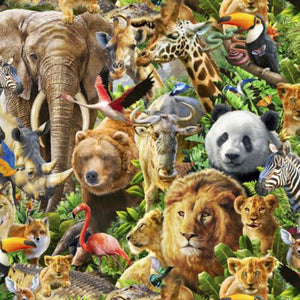 ARTWORKS XIV PACKED ANIMALS  27519 -X.Priced per 25Cm