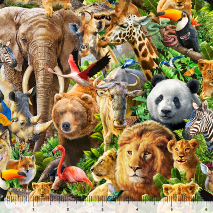 ARTWORKS XIV PACKED ANIMALS  27519 -X.Priced per 25Cm