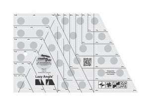 Creative Grids Lazy Angle Quilt Ruler CGR3753