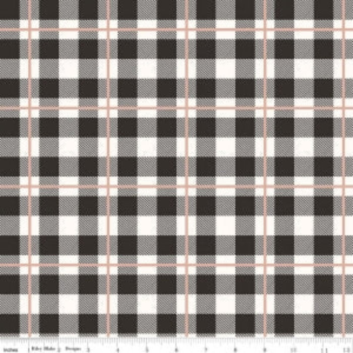 Yes, Please SC6555 ROSE GOLD Plaid METALLIC.Priced per 25cm.