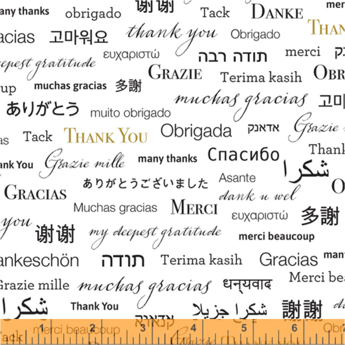 **Thank you by Whistler Studios 52479-2 WIDEBACK 108" / 270 cms. Priced per 50 Cm.